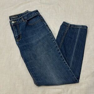 Liz Claiborne Women’s Mid Rise Straight Jeans Size 8